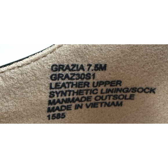 Steve Madden Grazia Pointed Toe Moto Bootie Black Leather Womens 7.5M New $150 - Picture 11 of 12